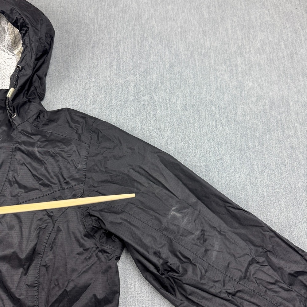 Eddie Bauer Jacket Womens XS Black Weatheredge Windbreaker Hooded‎ Rain Outdoor - Picture 10 of 16